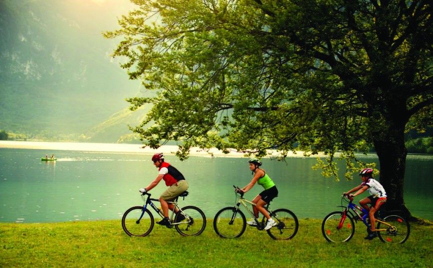 Cycling in Bohinj