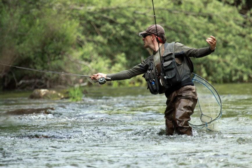 Fishing in Bohinj
