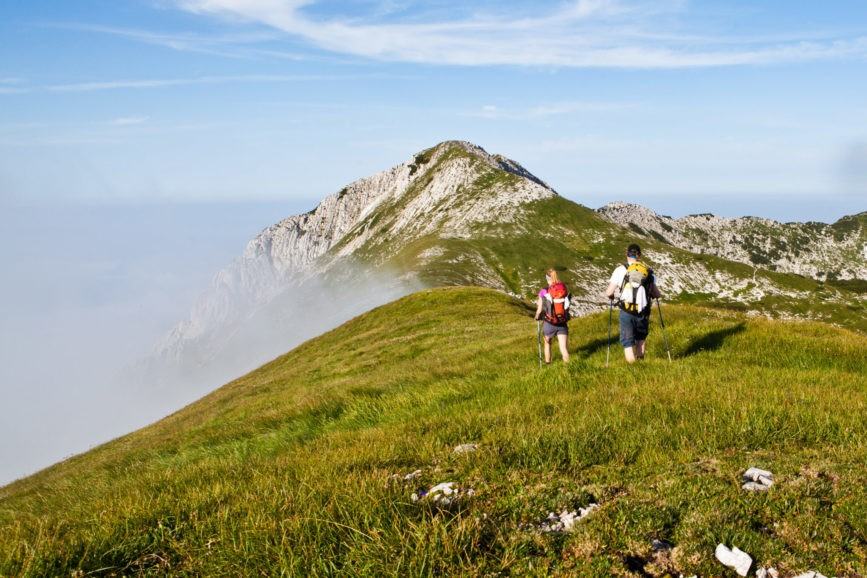 hiking Bohinj