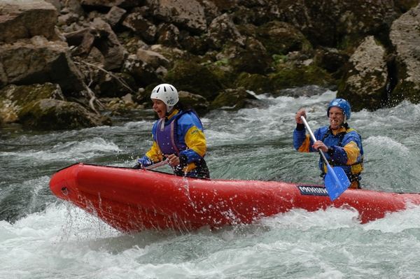 Rafting in Slovenia