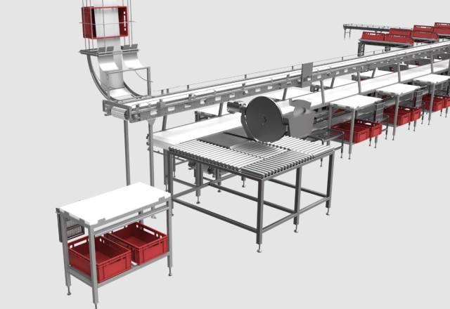 Industrial meat processing equipment