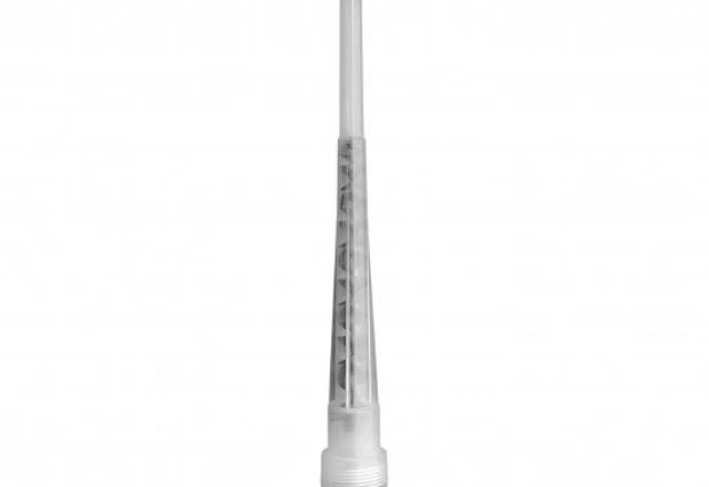 Static mixing nozzles